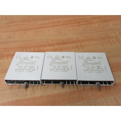 Grayhill 70G-IDC5NP IO Module 70GIDC5NP (Pack of 3) - Used