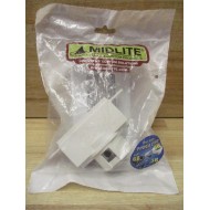 Midlite 4642-W Decor Recessed Power Inlet