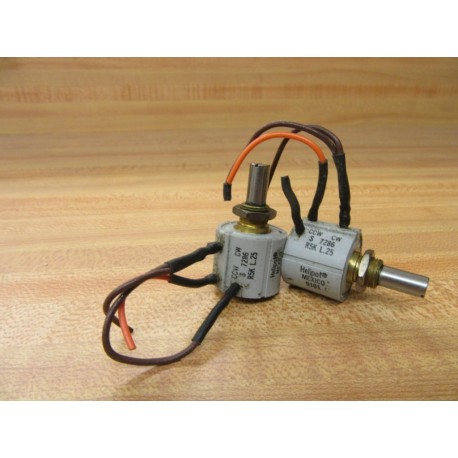 BI 7286 R5K L.25 Potentiometer 7286R5KL25 (Pack of 2) - Used