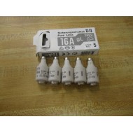 Sicherungseinsatze 16A GG-GL Fuse Links (Pack of 5)