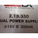 Calex 2.15.350 Dual Power Supply 215350 - New No Box