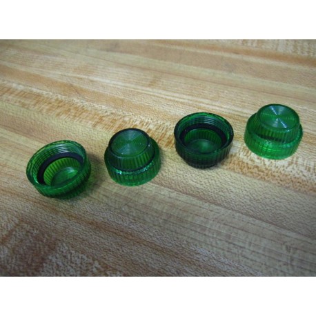 Square D 9001-G31 Green Pilot Light Lens 9001G31 (Pack of 4) - New No Box