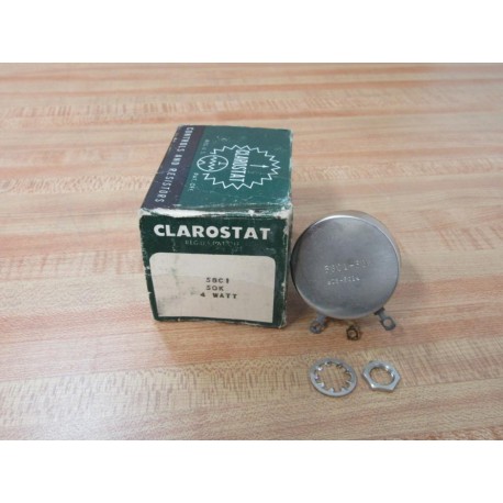 Clarostat 58C1-50K Potentiometer 58C150K