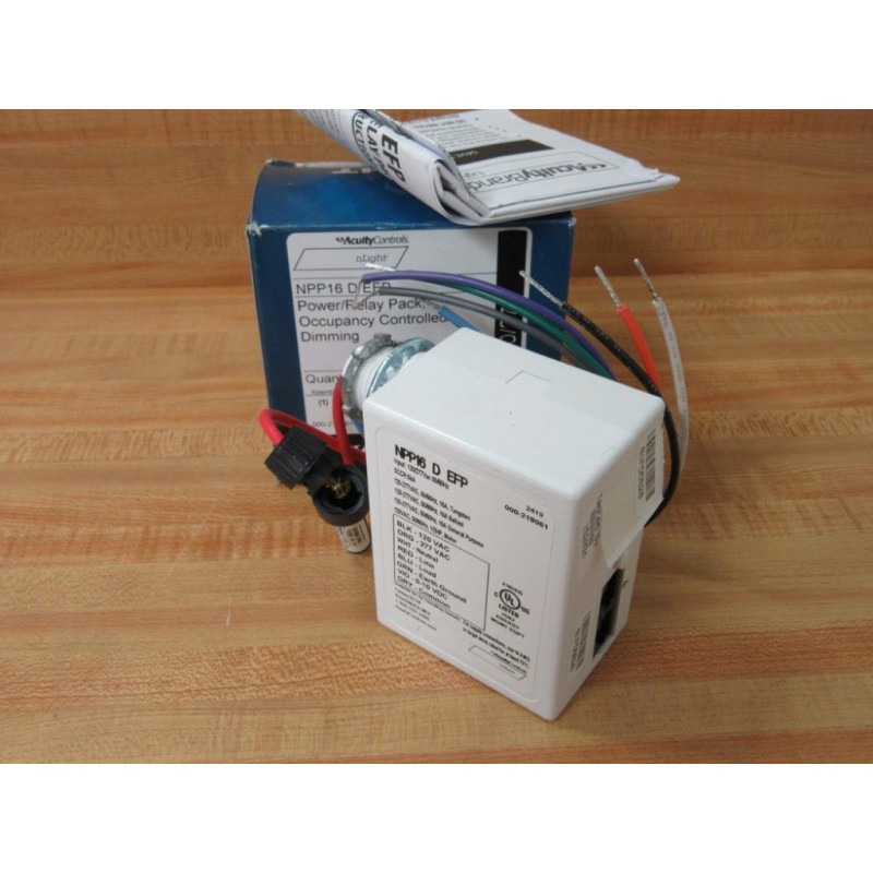 Acuity Controls NPP16 D EFP Power Relay Pack Occupancy Controlled Dimming 