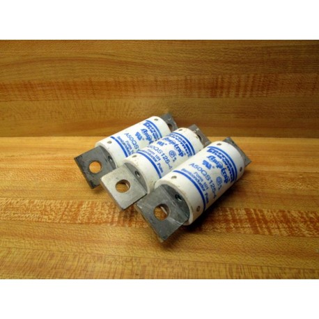 Ferraz Shawmut A50QS125-4 Fuse A50QS1254 (Pack of 3) - Used