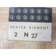 Allen Bradley N27 Overload Relay Heater Element Metal (Pack of 2)