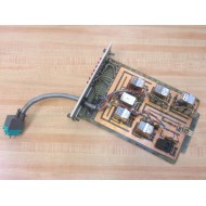 Baldor Reliance 0-51839-6 IRCG Relay Card O-51839-6 w6 Relays + Cable - Used
