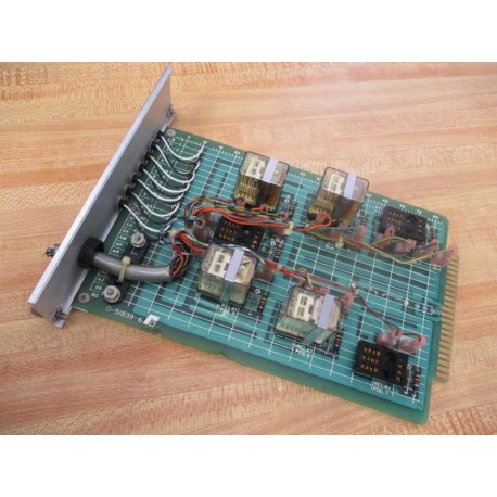 Baldor Reliance 0-51839-6 IRCG Relay Card O-51839-6 w4 Relays - Used