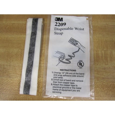 3M 2209 Disposable Wrist Strap for Grounding (Pack of 11)