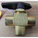 WhiteySwagelok B-43XF4 3 Way Ball Valve B43XF4