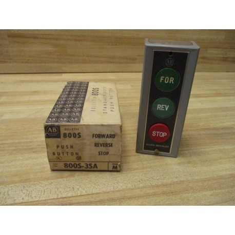 Allen Bradley 800S-3SA 3 Button Station Series M