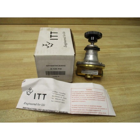 ITT GH10XTHXXXXG Conoflow Pressure Regulator