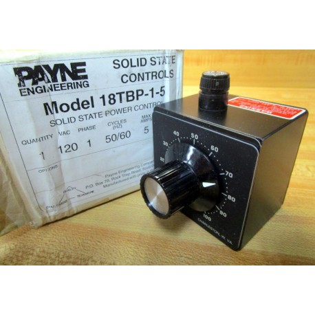 Payne Engineering 18TBP-1-5 Solid State Power Control 18TBP15