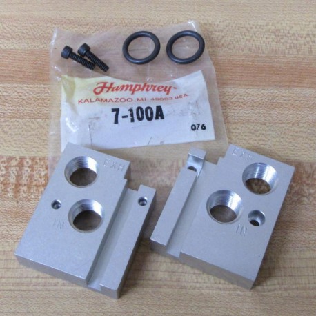 Humphrey 7-100A Subbase End Plate Kit 7100A