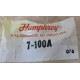 Humphrey 7-100A Subbase End Plate Kit 7100A