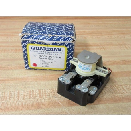 Guardian Electric 2600U-DPDT-120A Power Relay 2600UDPDT120A