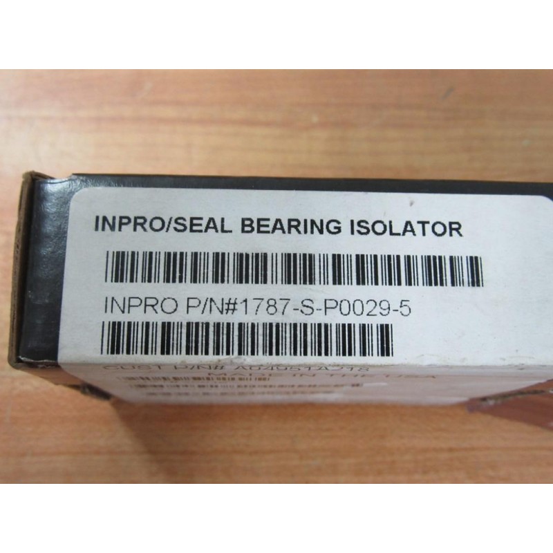 bearing isolator inpro representative