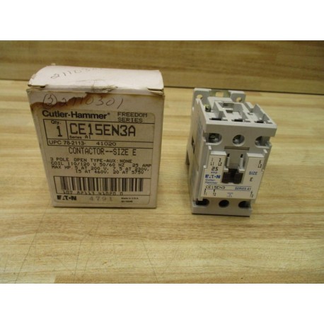 Cutler Hammer CE15EN3A Contactor CE15EN3