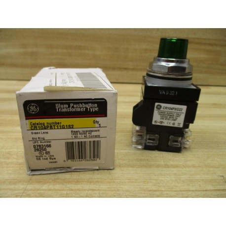 General Electric CR104PBT11G1S2 Push Button CR104PXG22