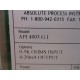 Absolute Process Instruments API 4003 G I Potentiometer Transmitter API4003GI