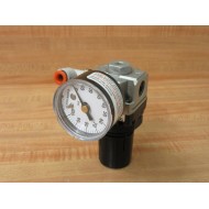 SMC NAR2000-N02 Pneumatic Regulator NAR2000N02 wGauge - Used