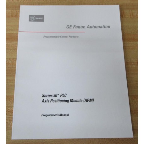 GE Fanuc Automation GFK-0664A Programmer's Manual GFK0664A - New No Box