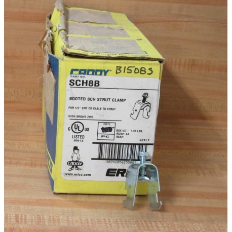 Erico Caddy SCH8B 12" Booted SCH Strut Clamp (Pack of 47)