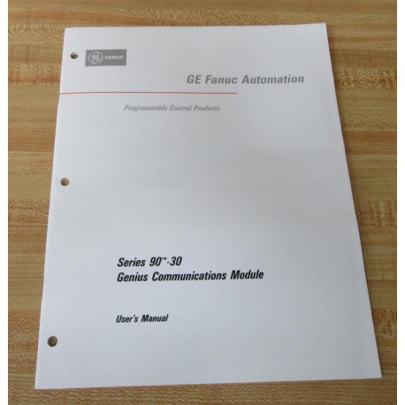 GE Fanuc Automation GFK-0412A User's Manual GFK0412A - New No Box