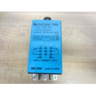 Idec RTE-B11 On-Delay Timer AC120V RTEB11 0-60 Sec. - Used