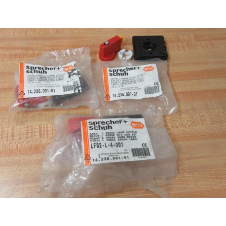 Sprecher+Schuh LFS2-L-4-001 Handle Kit 14.236.091.01 (Pack of 3)