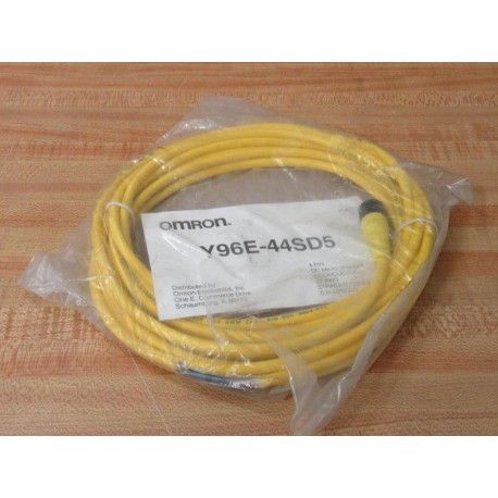 Omron Y96E-44SD5 Straight Connector Cable Y96E44SD5