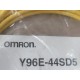 Omron Y96E-44SD5 Straight Connector Cable Y96E44SD5