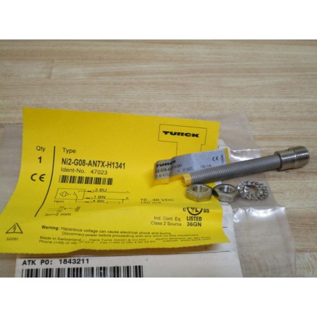 Turck NI2-G08-AN7X-H1341 Switch 47023