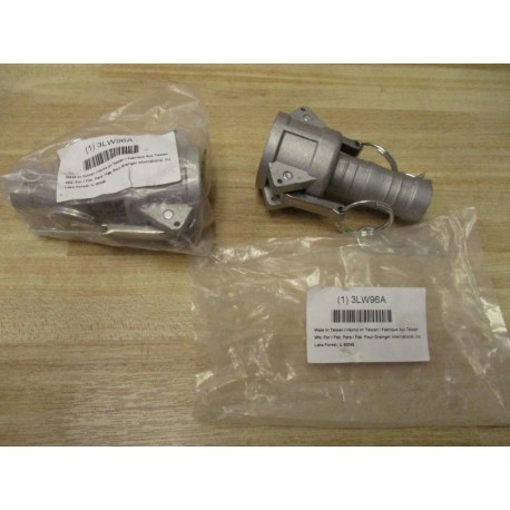 Granger 3LW96A Cam & Groove Coupling (Pack of 2)