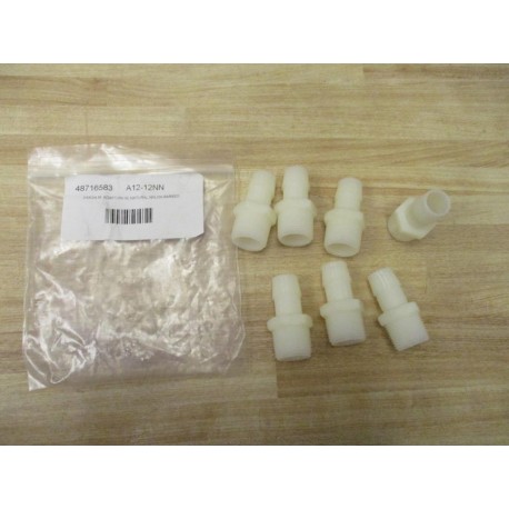 MSC Industrial A12-12NN 34" Tube Adapter A1212NN (Pack of 7)