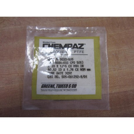 Chemraz 9033-505 9033505 Elastomeric PTFE O-Ring