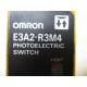 Omron E3A2-R3M4 Photoelectric Switch E3A2R3M4 - Used