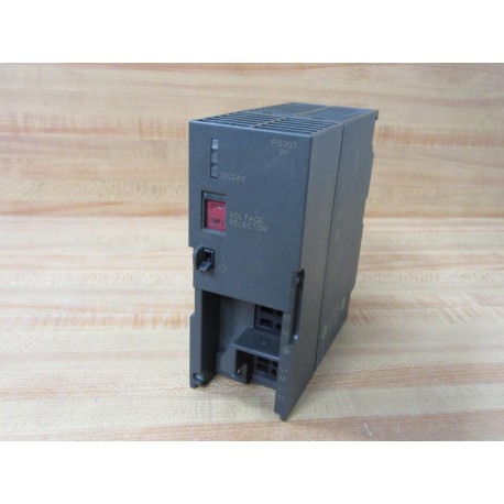 Siemens 6ES7 307-1BA00-0AA0 Power Supply Module Simatics S7 WO Cover - Used