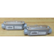 HubbleRaco RLT075 Conduit Body (Pack of 2) - New No Box