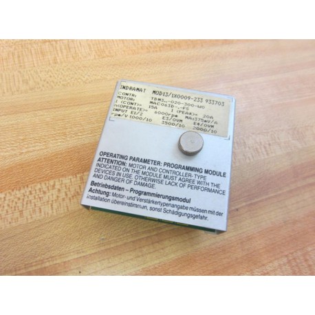 Indramat MOD131X0009-233 MOK7 Progrmming Module 109-0590-4A06-01 - Used