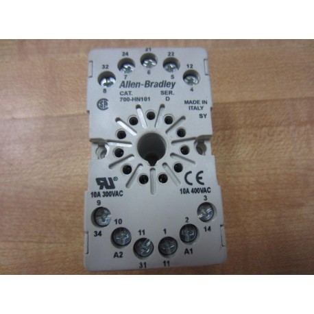 Allen Bradley 700-HN101 Relay Socket 700HN101 Series D (Pack of 4) - New No Box