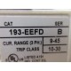 Allen Bradley 193-EEFD Overload Relay Series B - New No Box