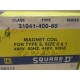 Square D 31041-400-60 Magnet Coil 09313 WMetal Clip