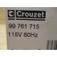 Crouzet 99 761 715 Electromechanical Hour Meter 99761715