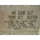 General Electric HH 22HB 067 Close Tempurature Switch