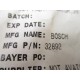 Bosch 32892 Pump Actuator Pad Snap Lock (Pack of 10) - New No Box