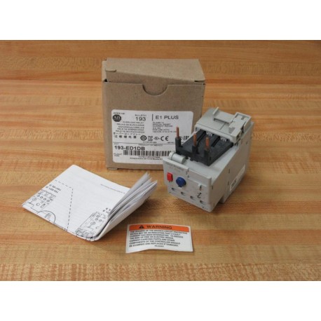 Allen Bradley 193-ED1DB Overload Relay 193ED1DB
