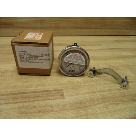 Lenz AUB-30-25RC Pressure Gauge AUB3025RC