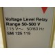 Carlo Gavazzi SM 125 115 Voltage Level Relay SM125115 Cracked Case - Used