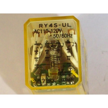 Idec RY4S-UL AC110-120V Relay RY4SULAC110120V